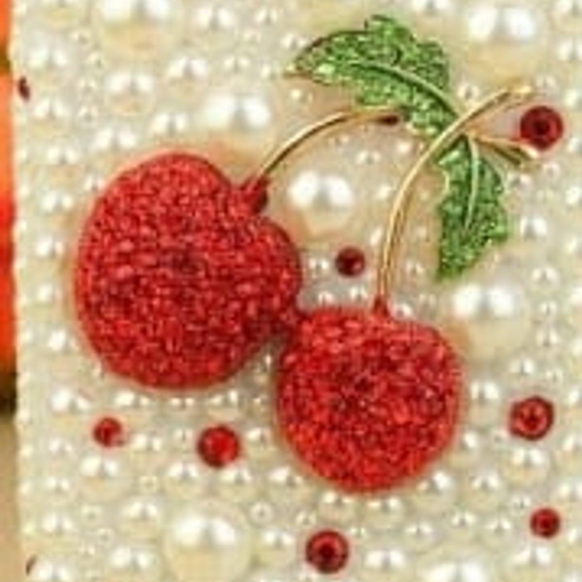 Cherry Pearl Phone Case, view 1