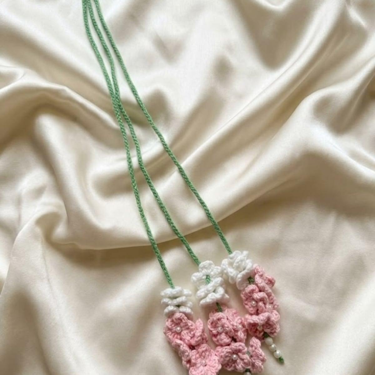 Blossom Cord Necklace, view 1
