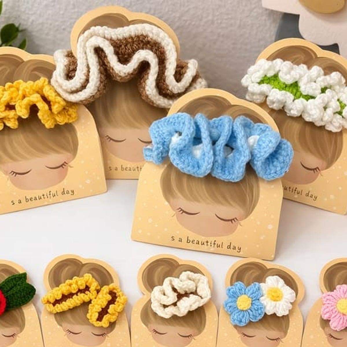 Flower Scrunchie, view 1