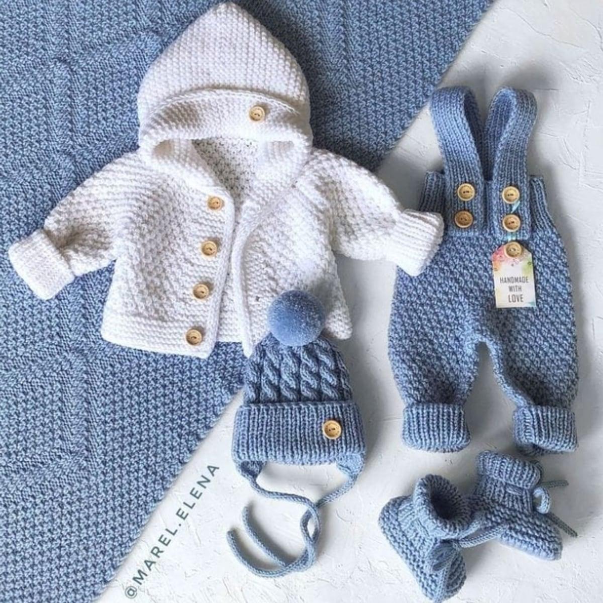 Hooded Baby Set, view 1