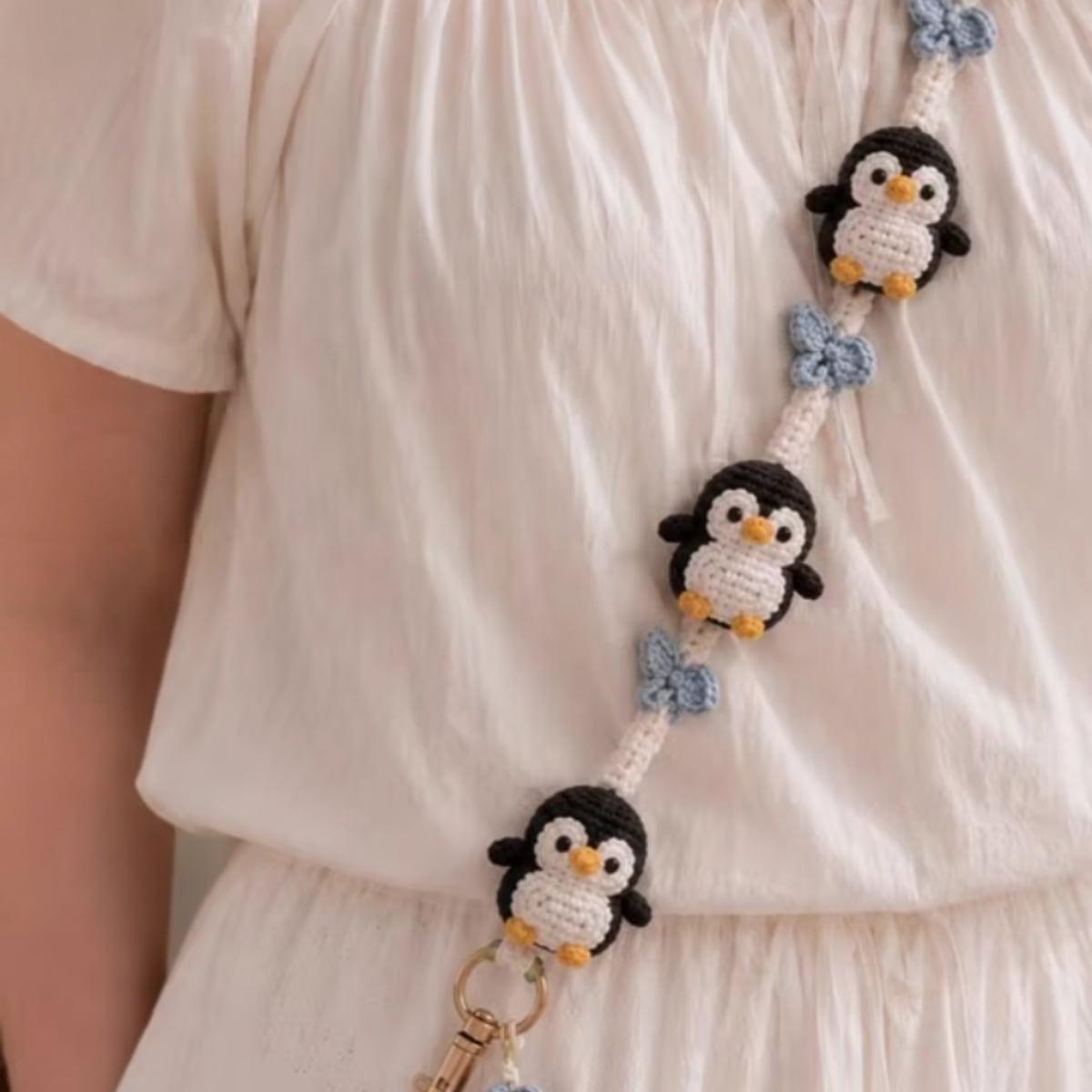 Penguin Phone Charm Strap, view 1