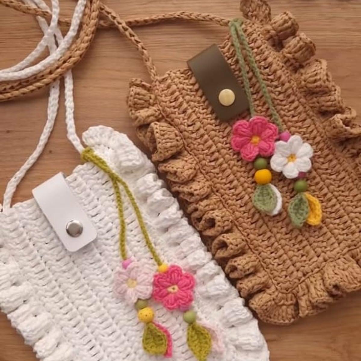 Ruffle Crossbody Bag, view 1