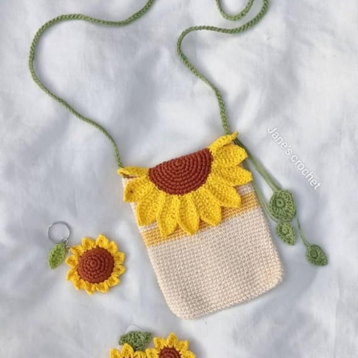 Sunflower Crossbody Bag, view 1